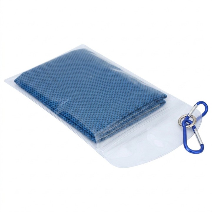 Toalla Refrescante Deportiva Microfibra Con Estuche 100x30