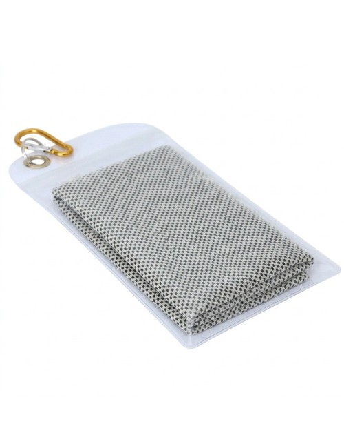 Toalla Refrescante Deportiva Microfibra Con Estuche 100x30