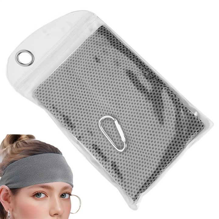 Toalla Refrescante Deportiva Microfibra Con Estuche 100x30