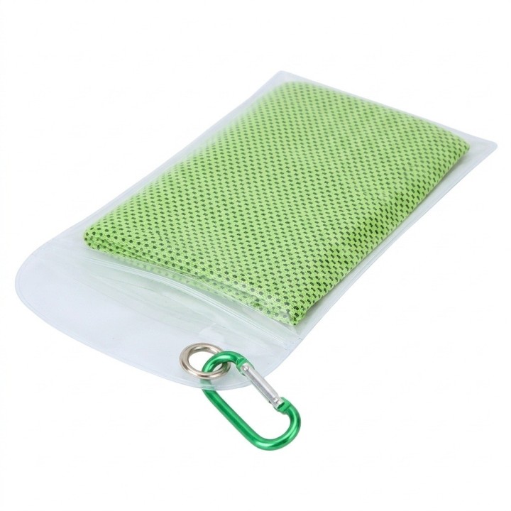Toalla Refrescante Deportiva Microfibra Con Estuche 100x30