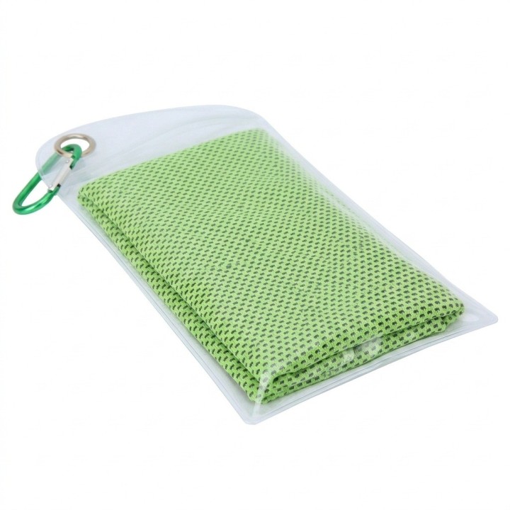 Toalla Refrescante Deportiva Microfibra Con Estuche 100x30