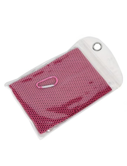 Toalla Refrescante Deportiva Microfibra Con Estuche 100x30