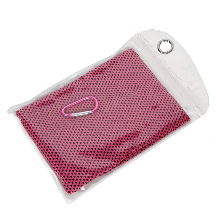 Toalla Refrescante Deportiva Microfibra Con Estuche 100x30