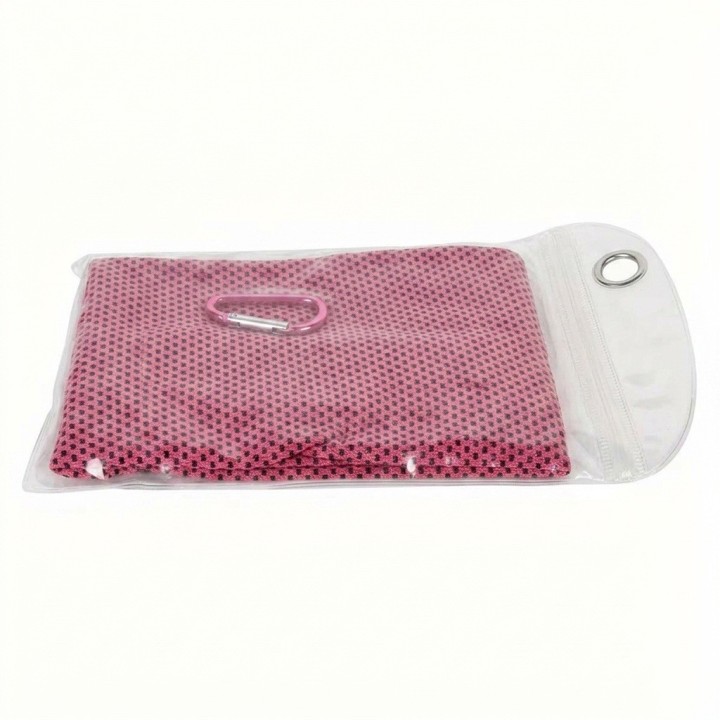 Toalla Refrescante Deportiva Microfibra Con Estuche 100x30