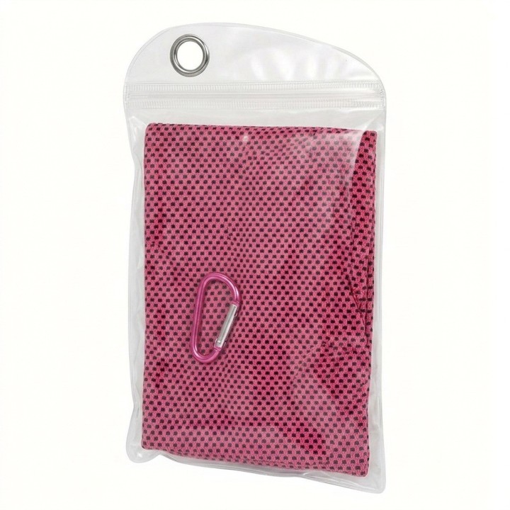 Toalla Refrescante Deportiva Microfibra Con Estuche 100x30