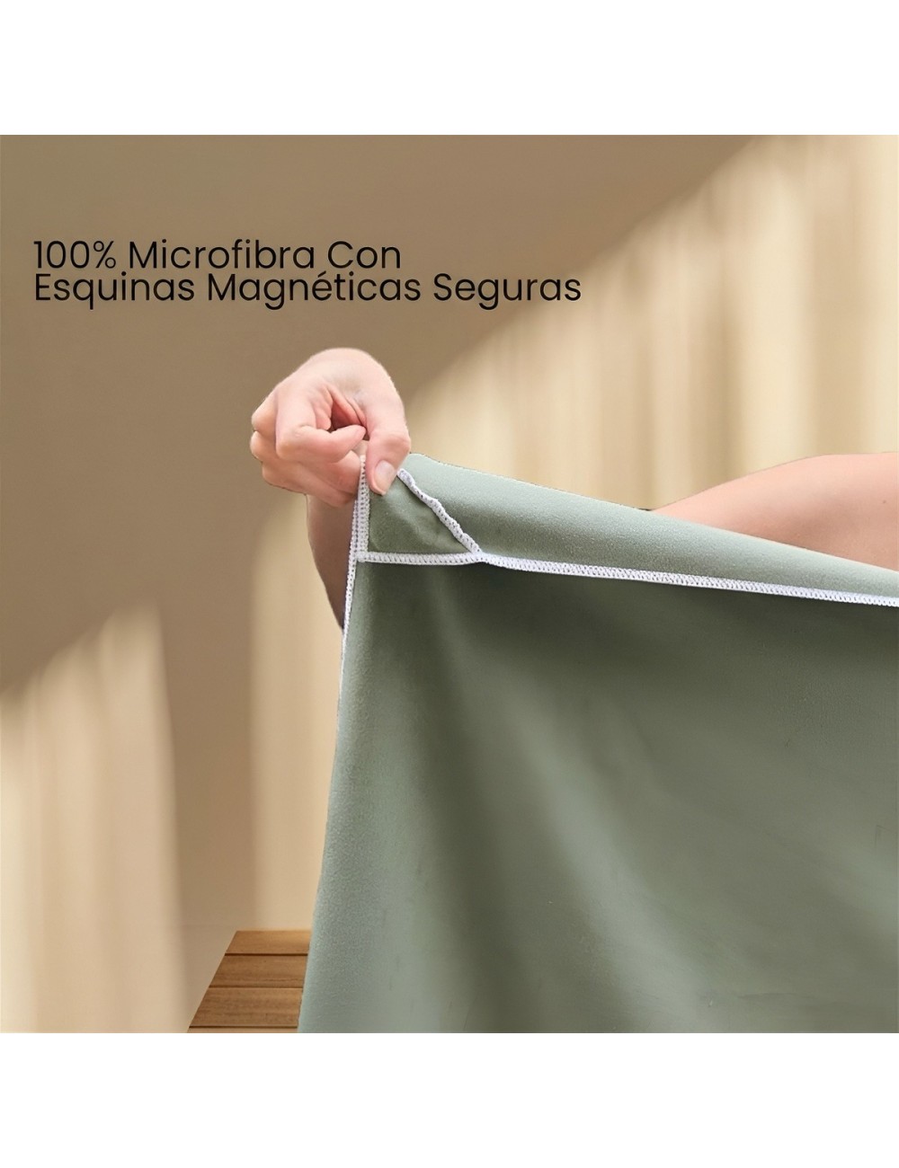 Toalla Microfibra Magnética Playa Secado Rápido 76x190cm