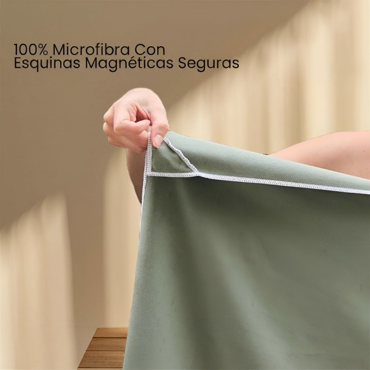 Toalla Microfibra Magnética Playa Secado Rápido 76x190cm