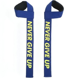 Straps Levantamiento Pesas Gym Acolchadas Never Give Up