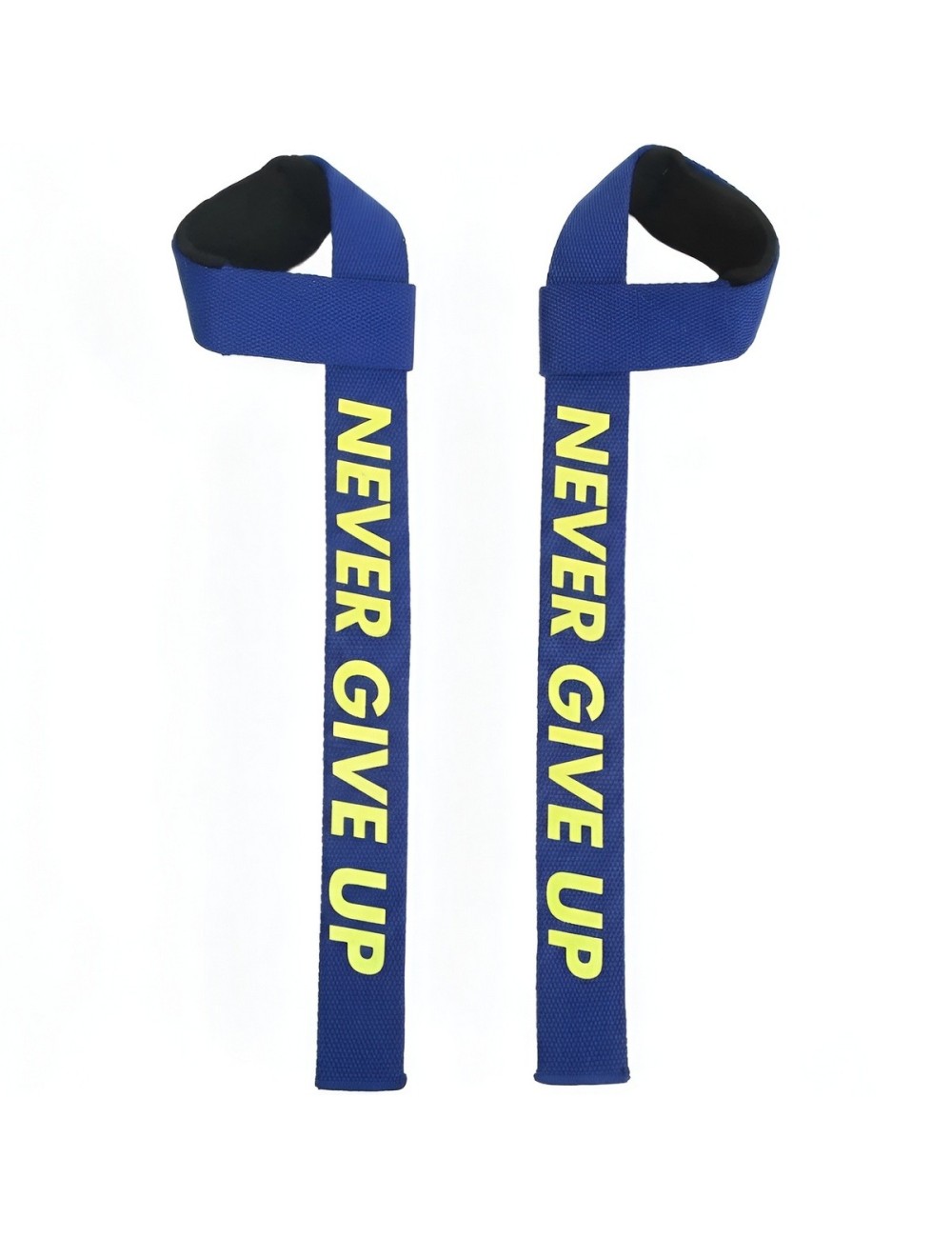 Straps Levantamiento Pesas Gym Acolchadas Never Give Up