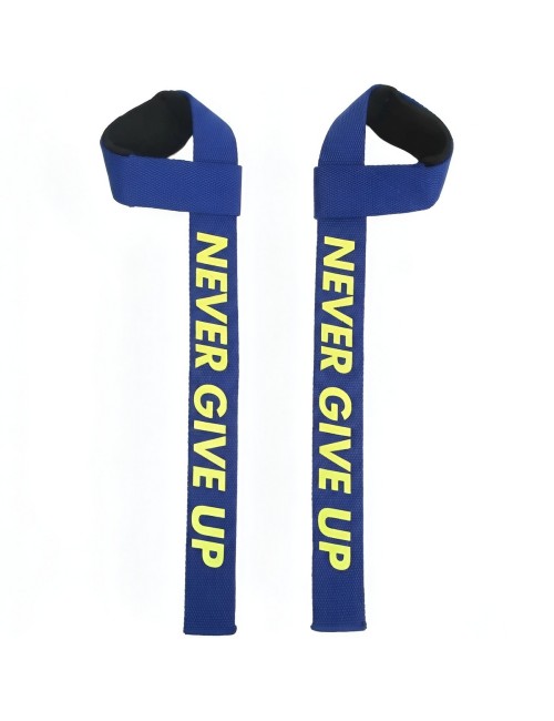 Straps Levantamiento Pesas Gym Acolchadas Never Give Up