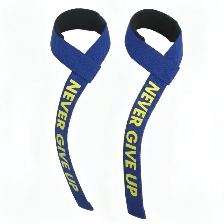 Straps Levantamiento Pesas Gym Acolchadas Never Give Up