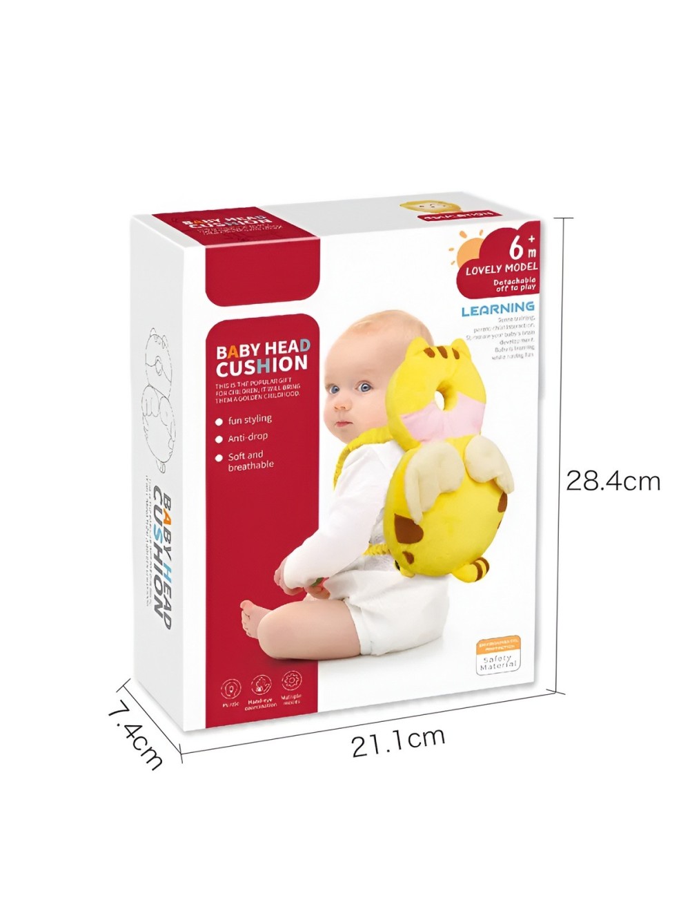 Cojín Protector De Cabeza Y Espalda Para Bebé Anticaídas