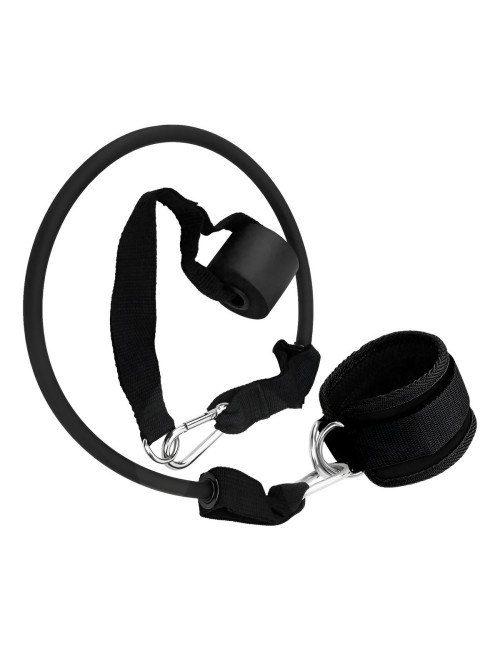 Kit Tobillera Banda Elástica Y Anclaje Puerta Para Glúteos