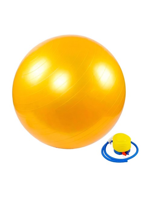 Pelota De Ejercicio Yoga Pilates 75cm Con Inflador