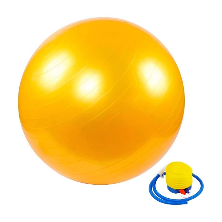 Pelota De Ejercicio Yoga Pilates 75cm Con Inflador