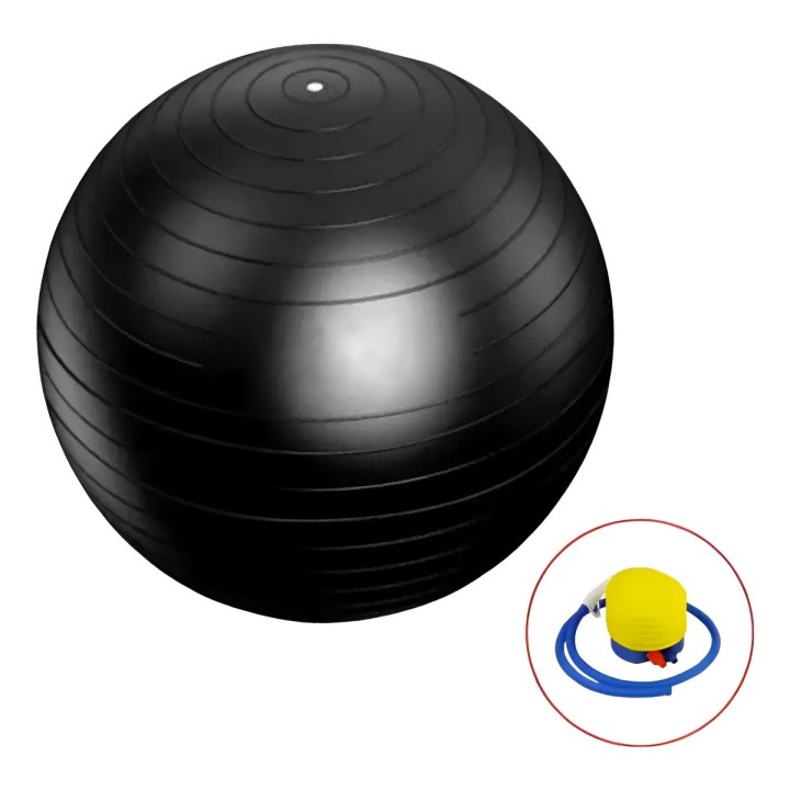 Pelota De Ejercicio Yoga Pilates 75cm Con Inflador