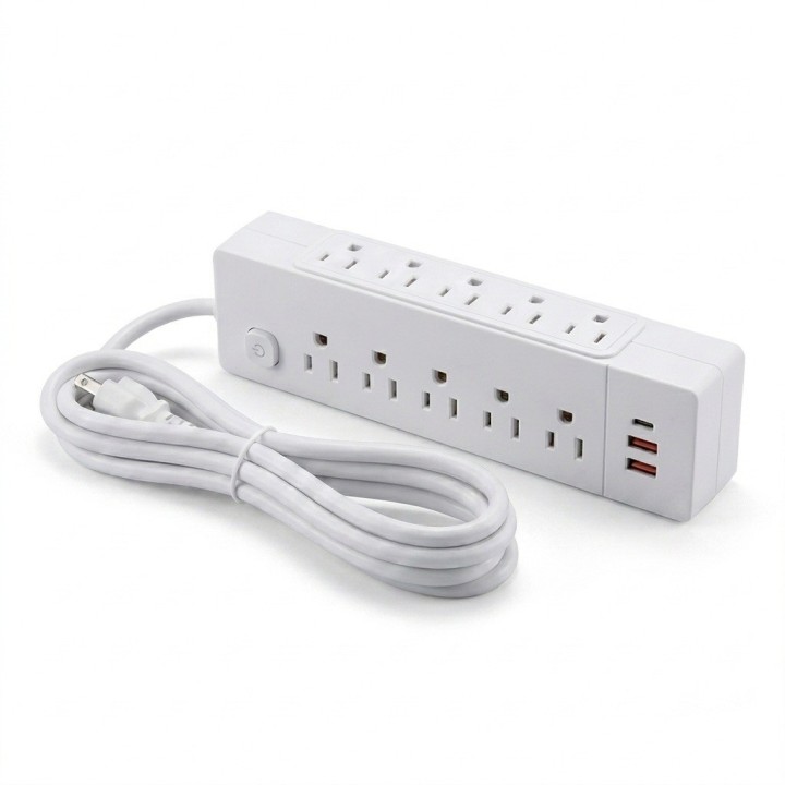 Multitoma Regleta 10 Salidas + 3 Usb Protector Picos 2500w
