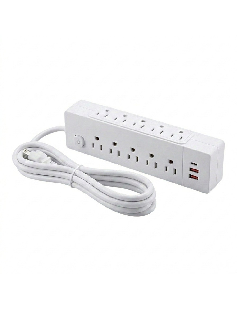 Multitoma Regleta 10 Salidas + 3 Usb Protector Picos 2500w