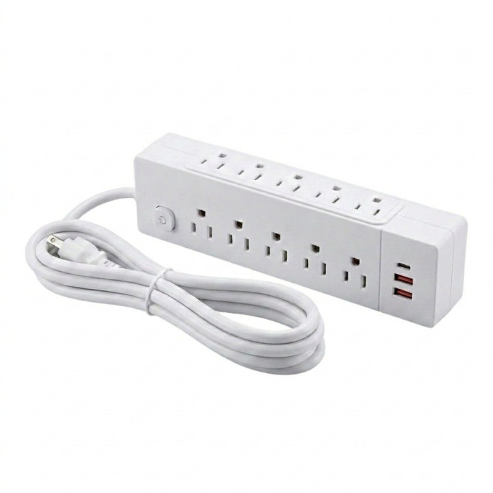 Multitoma Regleta 10 Salidas + 3 Usb Protector Picos 2500w