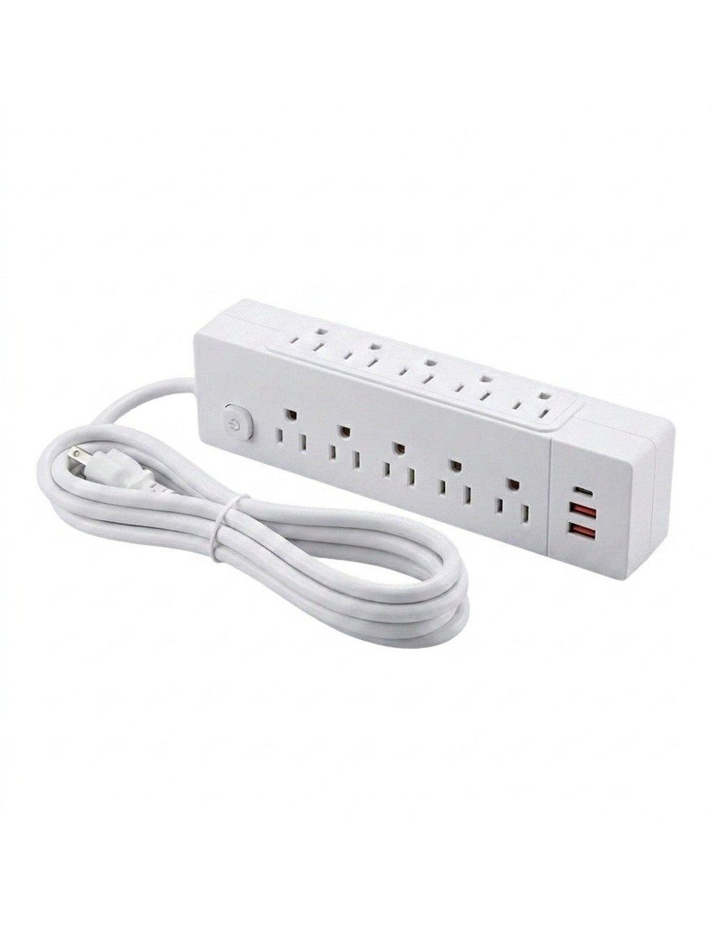 Multitoma Regleta 10 Salidas + 3 Usb Protector Picos 2500w