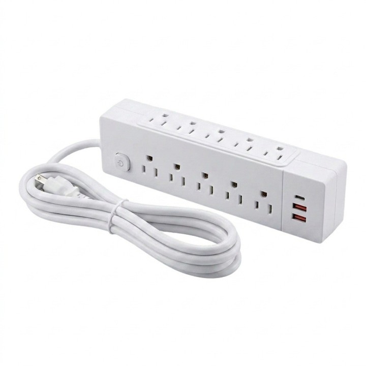 Multitoma Regleta 10 Salidas + 3 Usb Protector Picos 2500w