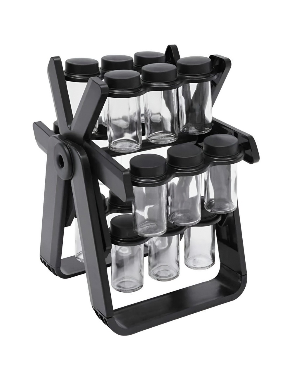 Organizador Especiero Giratorio Noria 18 Frascos Vidrio