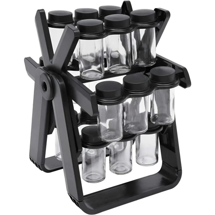 Organizador Especiero Giratorio Noria 18 Frascos Vidrio