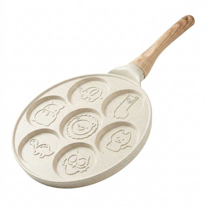 Sartén 7 Mini Pancakes Animales Antiadherente