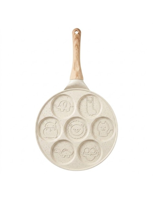 Sartén 7 Mini Pancakes Animales Antiadherente