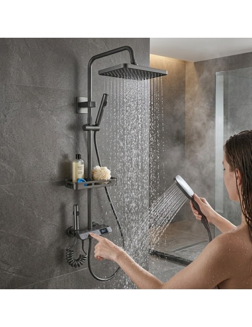 Sistema Ducha Digital Piano 4 En 1 Regadera Bidet