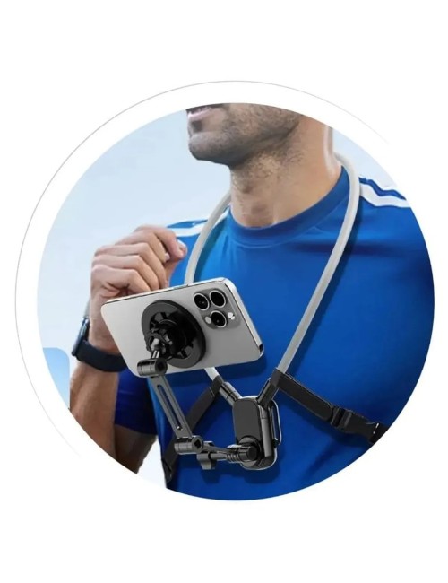 Soporte Cuello Magnético Para Celular Y Cámara Acción