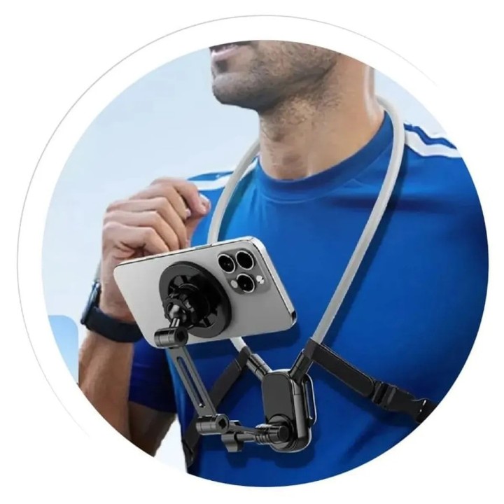 Soporte Cuello Magnético Para Celular Y Cámara Acción