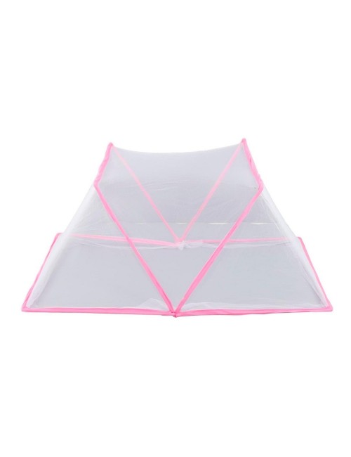 Toldillo Mosquitero Plegable Cama Sencilla 190x80x80cm Rosa