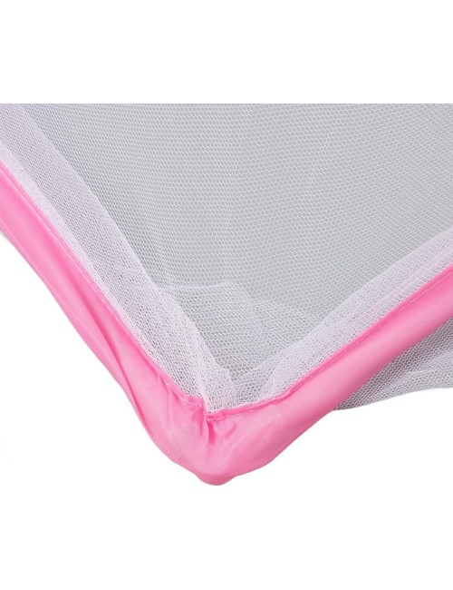 Toldillo Mosquitero Plegable Cama Sencilla 190x80x80cm Rosa