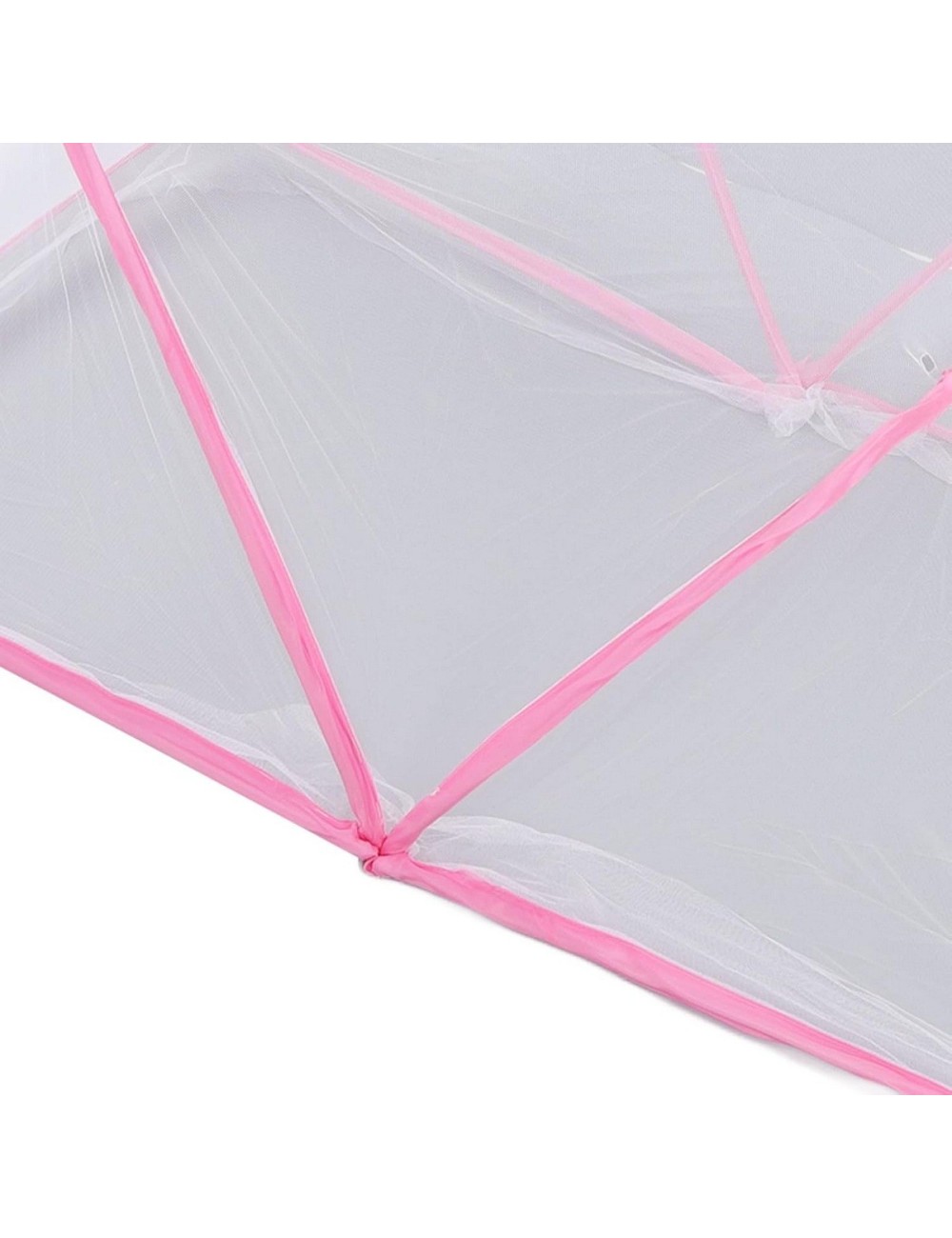 Toldillo Mosquitero Plegable Cama Sencilla 190x80x80cm Rosa