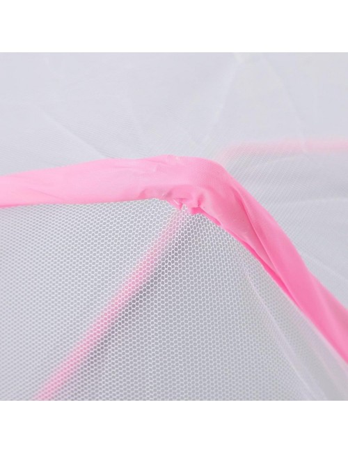 Toldillo Mosquitero Plegable Cama Sencilla 190x80x80cm Rosa