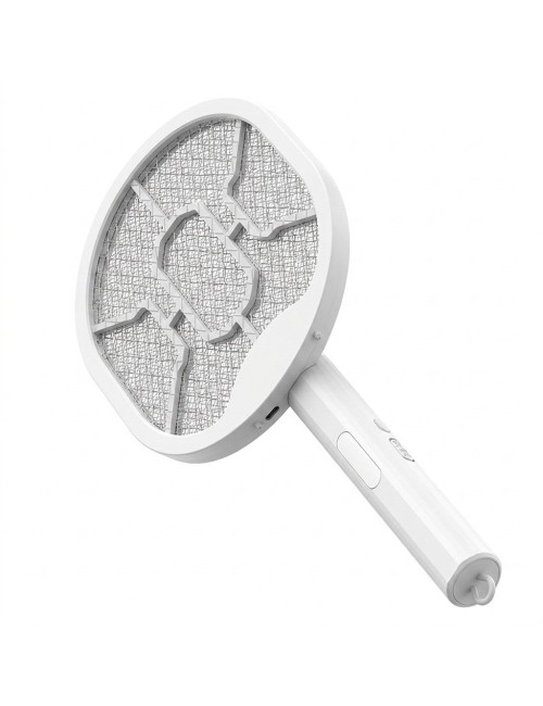 Raqueta Eléctrica Matamoscas Plegable Luz Uv 3000v