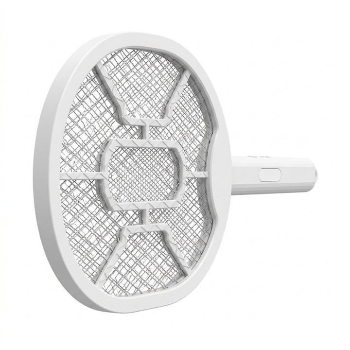 Raqueta Eléctrica Matamoscas Plegable Luz Uv 3000v