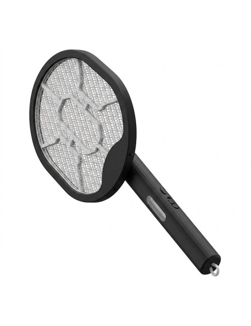 Raqueta Eléctrica Matamoscas Plegable Luz Uv 3000v
