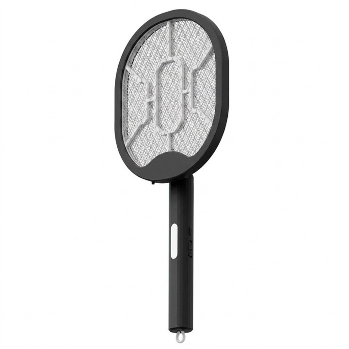 Raqueta Eléctrica Matamoscas Plegable Luz Uv 3000v