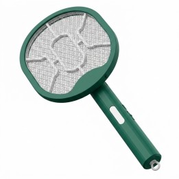 Raqueta Eléctrica Matamoscas Plegable Luz Uv 3000v