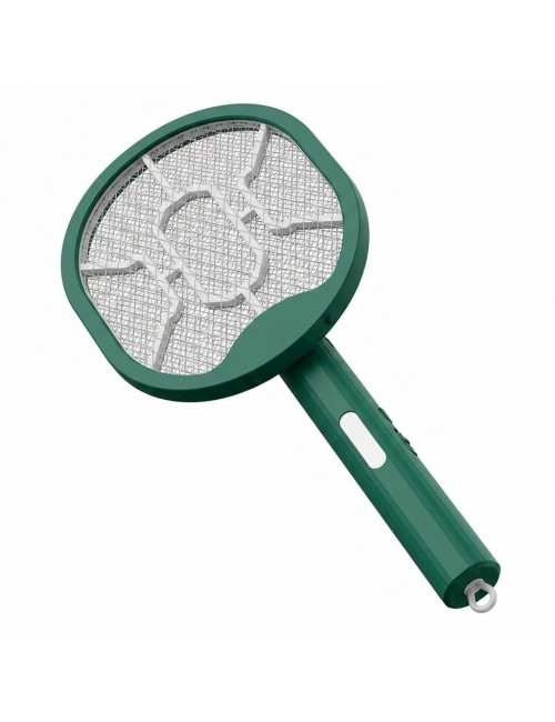 Raqueta Eléctrica Matamoscas Plegable Luz Uv 3000v