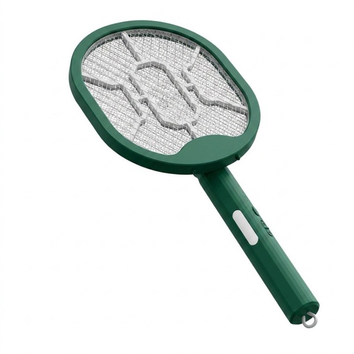 Raqueta Eléctrica Matamoscas Plegable Luz Uv 3000v