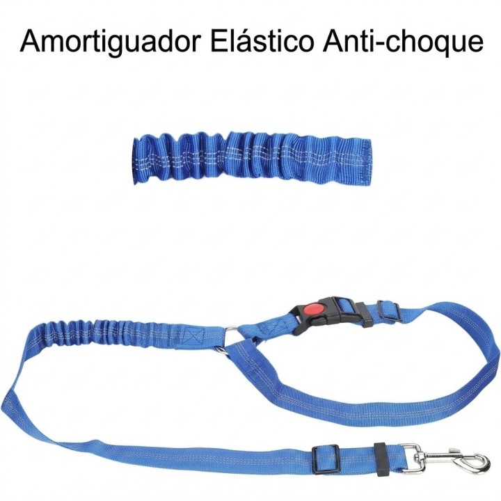 Cinturón Seguridad Perro Auto Elástico Ajustable