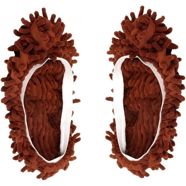 Par Zapatillas Mopa Microfibra Limpia Pisos