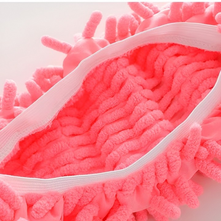 Par Zapatillas Mopa Microfibra Limpia Pisos