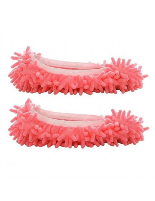 Par Zapatillas Mopa Microfibra Limpia Pisos