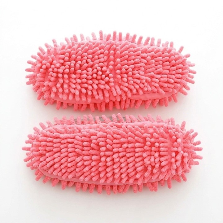 Par Zapatillas Mopa Microfibra Limpia Pisos