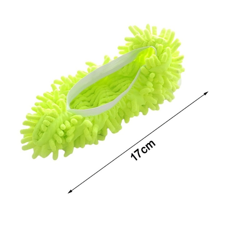 Par Zapatillas Mopa Microfibra Limpia Pisos