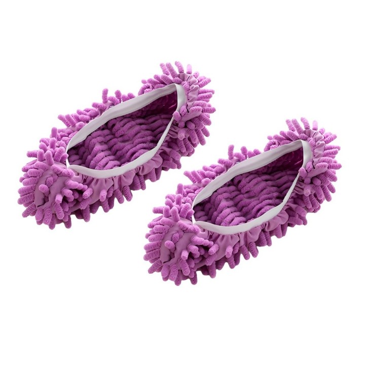 Par Zapatillas Mopa Microfibra Limpia Pisos